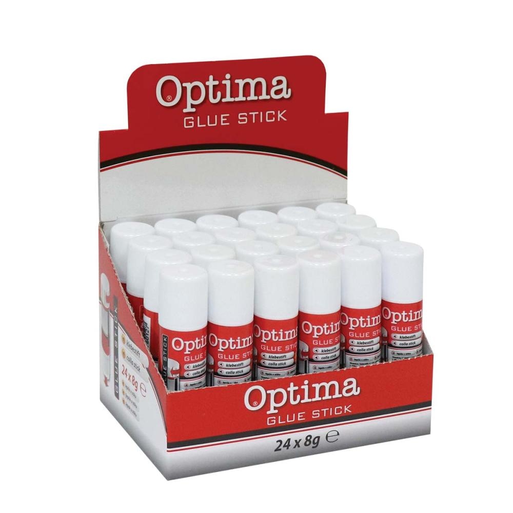 Ljepilo Optima u sticku 8 g Akcija u trgovini Bakmaz
