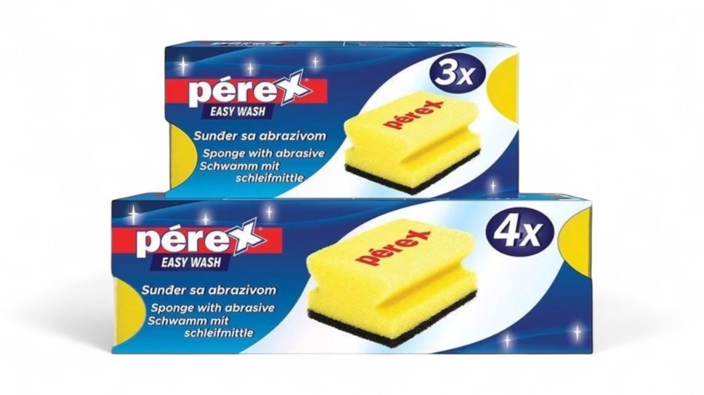 Perex spužva sa abrazivom 3 kom Akcija u trgovini KTC