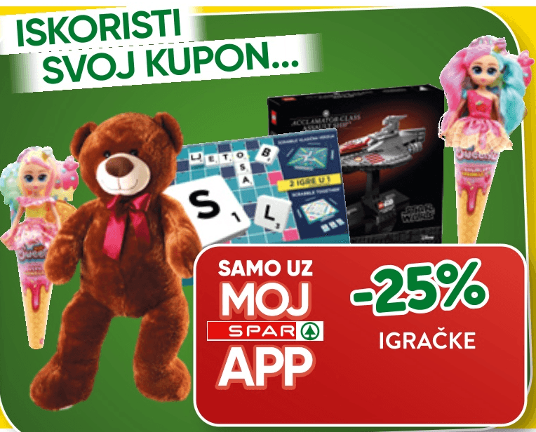 Igračke - Akcija u trgovini Spar