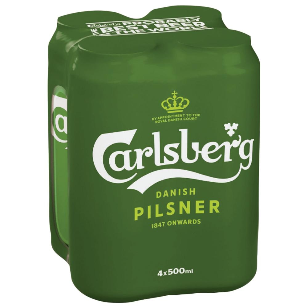 Carlsberg pivo 4x0,5l Akcija u trgovini Konzum