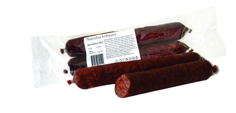 Kobasica Narodna 500 g DOBRO Akcija u trgovini NTL