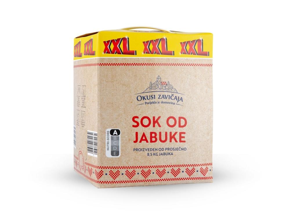 Okusi zavičaja Prirodni sok od jabuke XXL 5 l - Akcija u trgovini Lidl