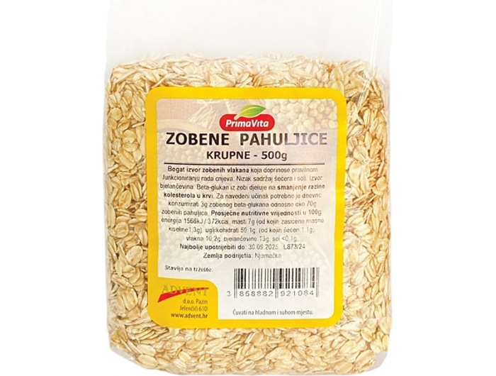 Prima Vita Zobene pahuljice 500 g - Akcija u trgovini Tommy