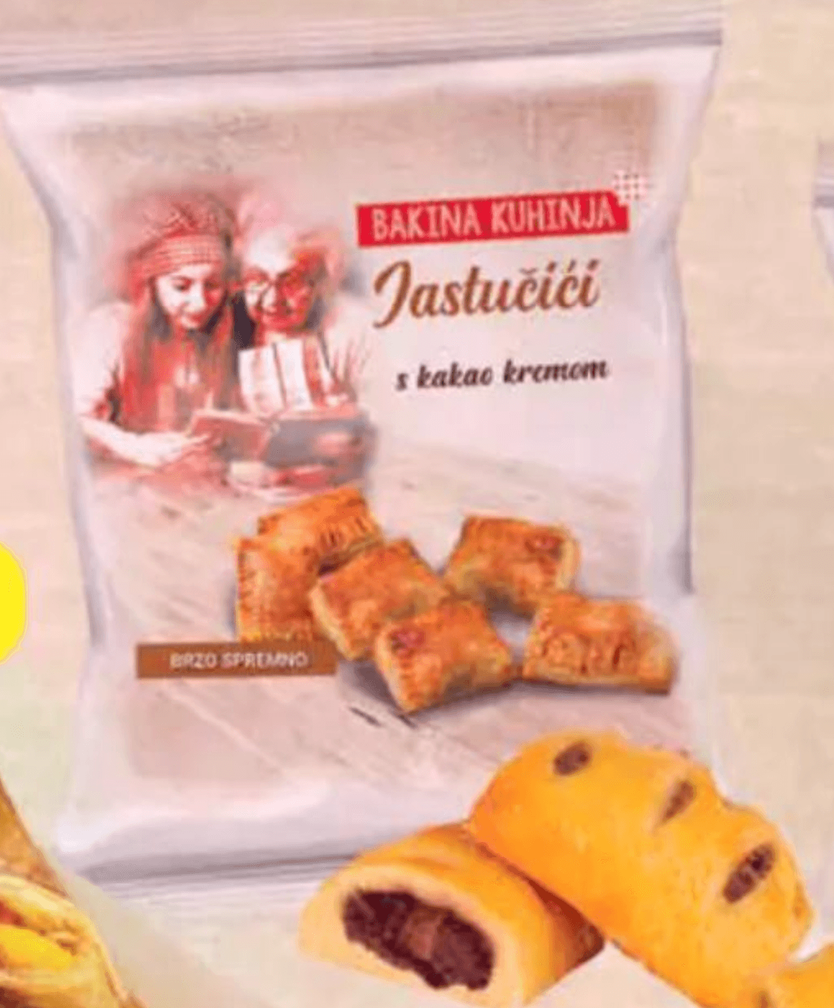 Bakina kuhinja Jastučići tri vrste 1 kg Akcija u trgovini Stanić Diskont