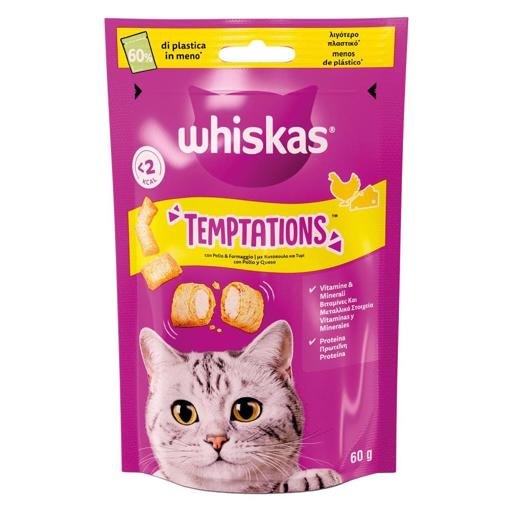Whiskas Temptations 60 g Akcija u trgovini Interspar