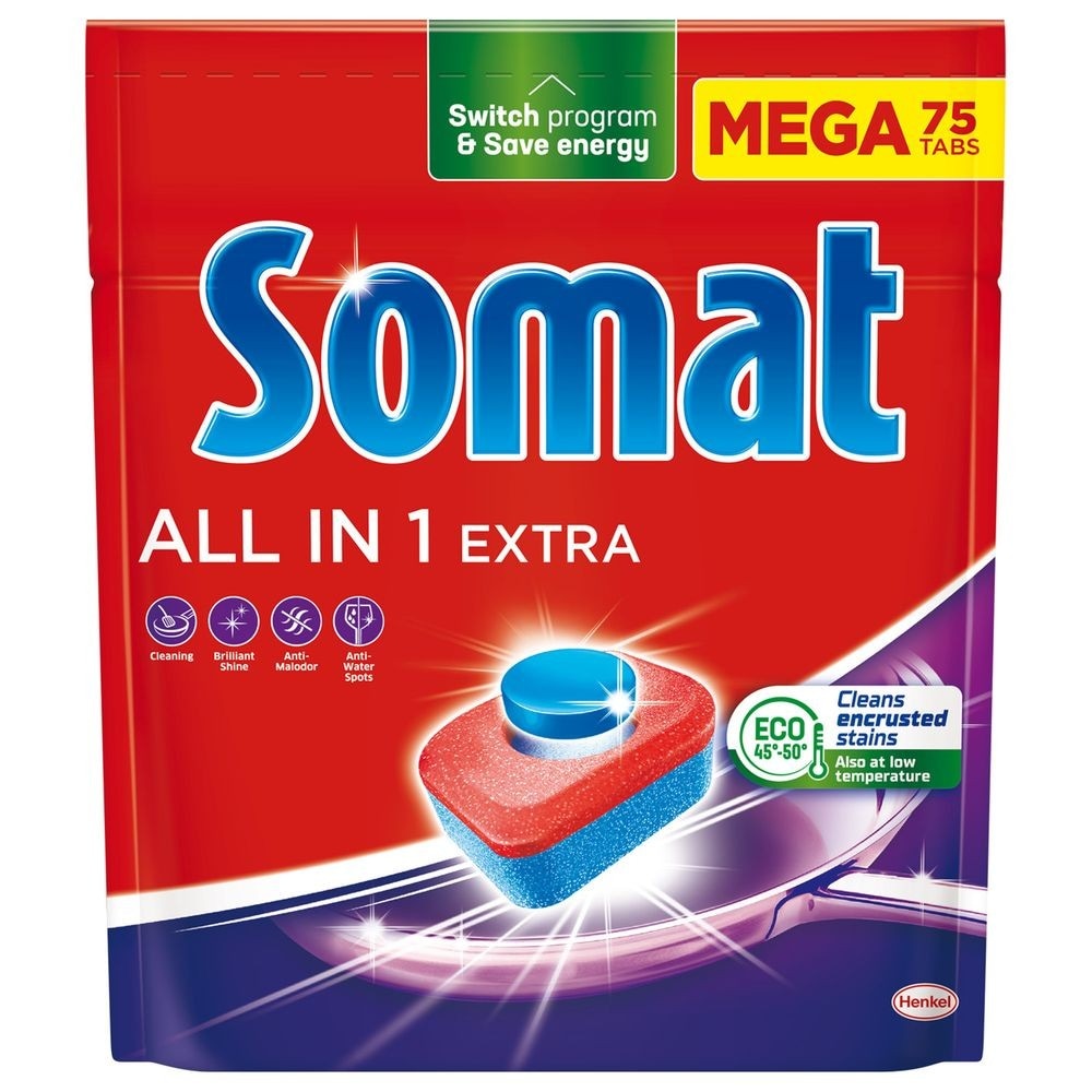 Somat Tablete za perilicu posuđa 75 - 100 kom - Akcija u trgovini Plodine