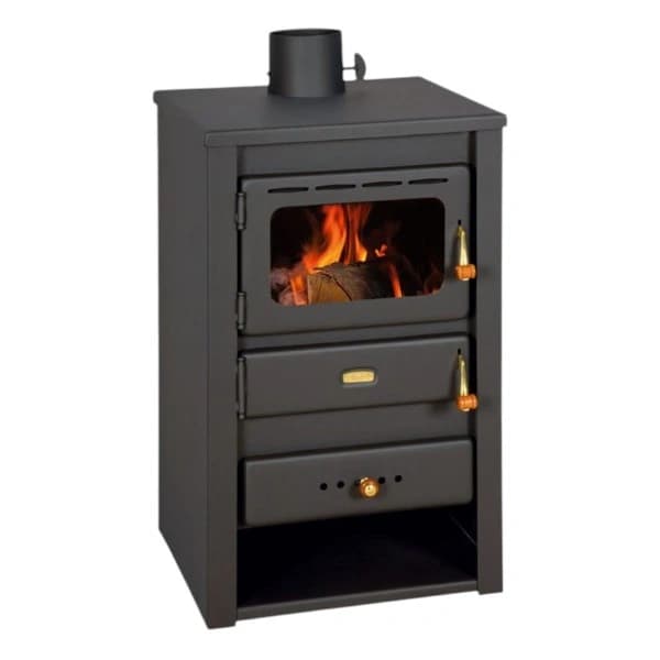 Kamin na drva 'K22' d 49 x š 46 x v 81 cm, Ø dimovodne cijevi 13 cm, za prostorije do 125 m³ Akcija u trgovini Bauhaus