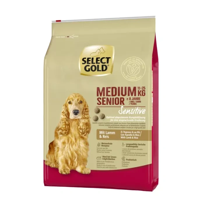 Select Gold Sensitive Medium Senior 12 kg Akcija u trgovini Zoo City