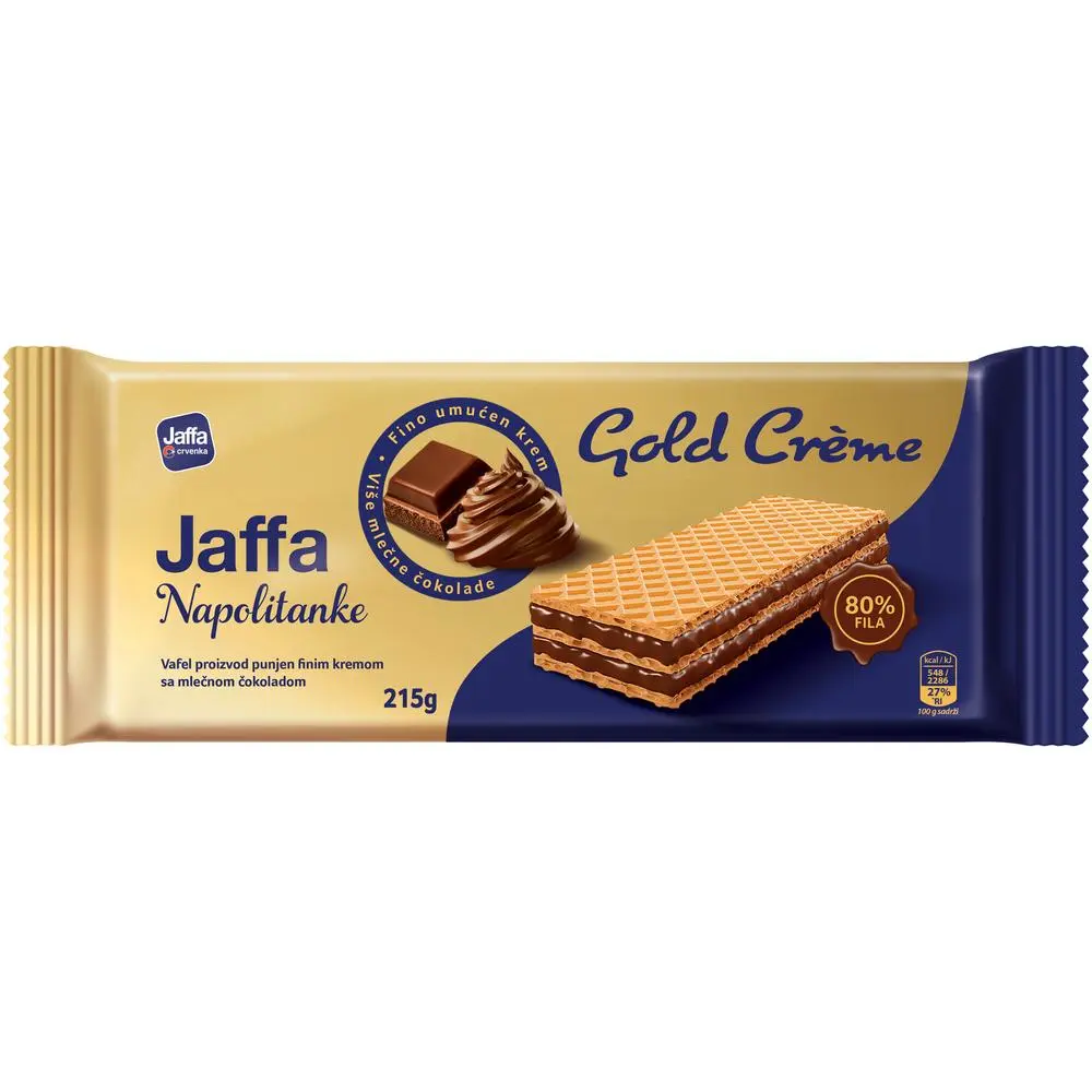 Jaffa Napolitanke gold creme 215 g Akcija u trgovini Studenac