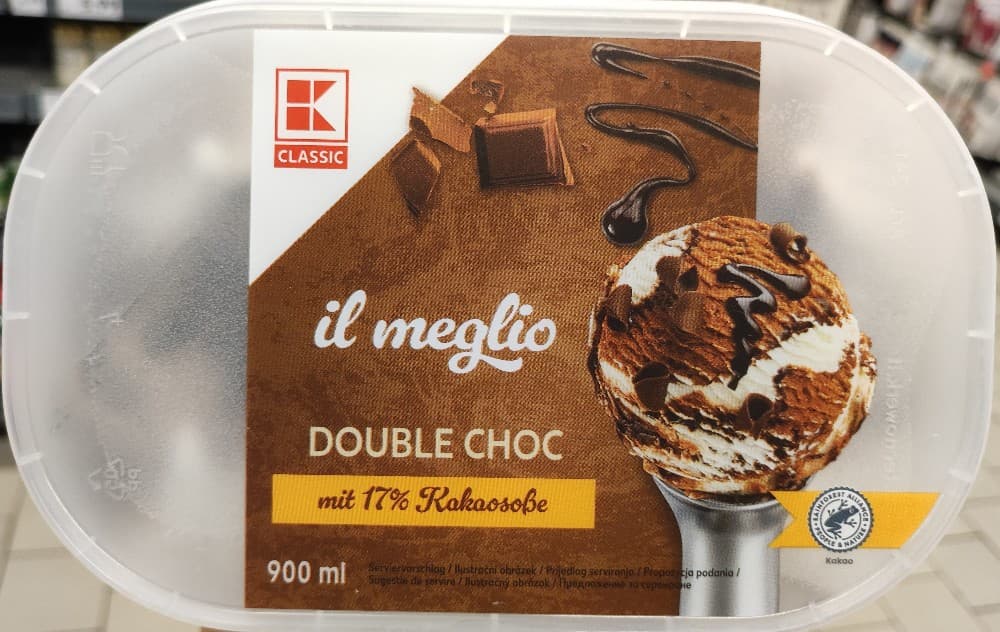 Sladoled il meglio Double Choc 900 ml K Classic Akcija u trgovini Kaufland