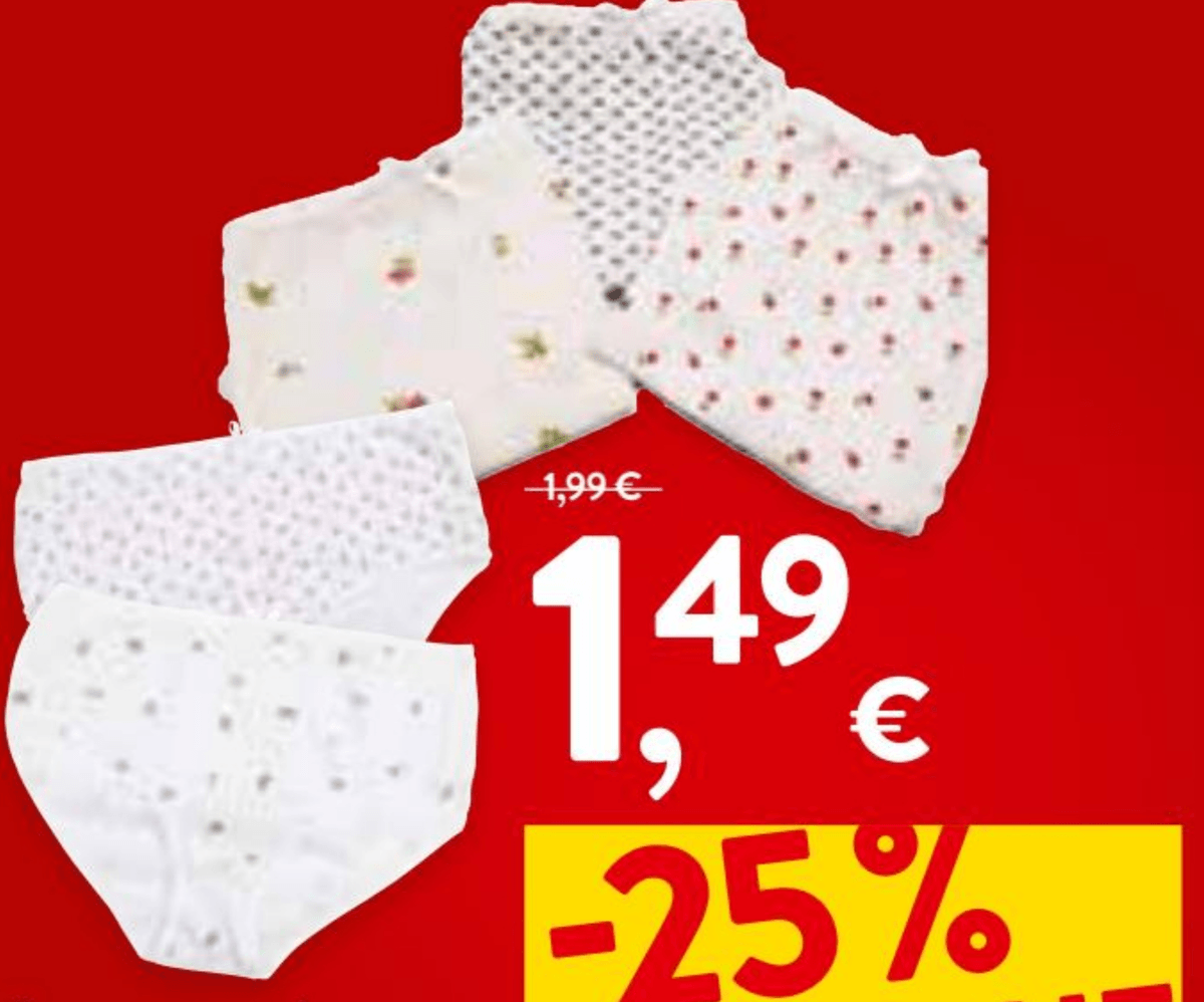 Ženske gaće - Akcija u trgovini Interspar