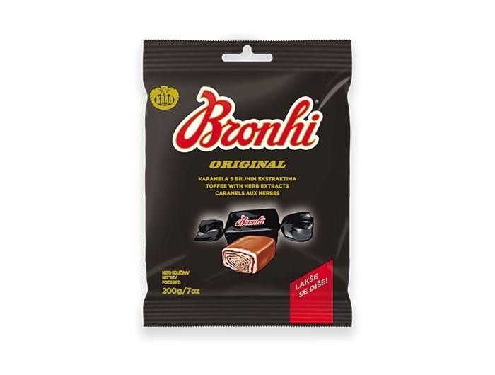 Bronhi Bomboni karamela 200 g Akcija u trgovini Kaufland