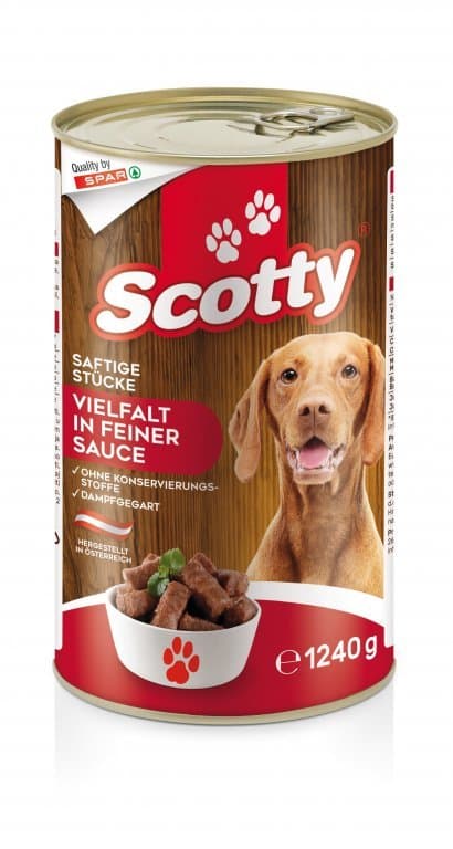 Hrana za pse Scotty 1240 g Akcija u trgovini Spar