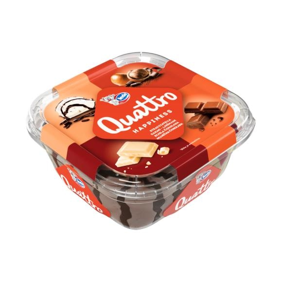 Sladoled Quattro happiness, nostalgija Ledo 1650 ml - Akcija u trgovini Bakmaz