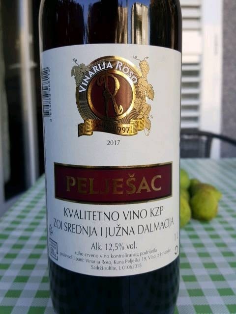 Roso vino pelješac crno 1 l Akcija u trgovini Pivac