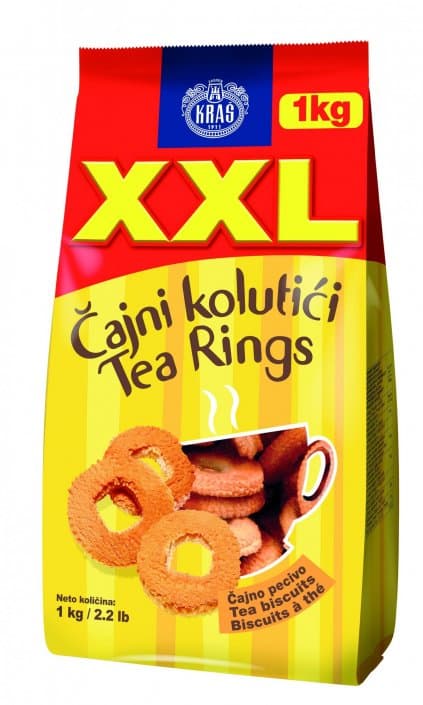 Kraš Čajni kolutići 1 kg Akcija u trgovini KTC