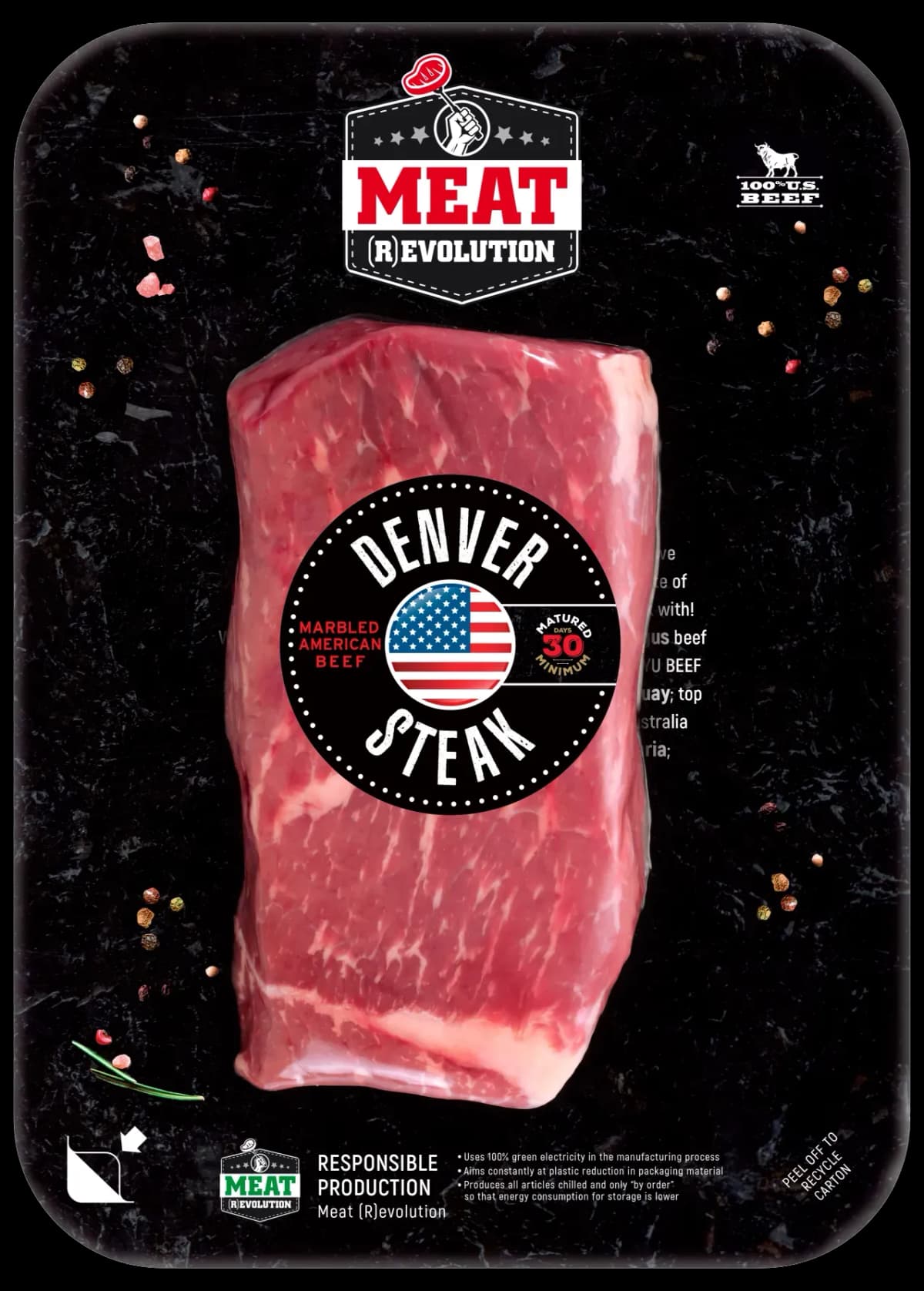 Svježi Denver ili Black Angus steak 300 g MEAT Akcija u trgovini Plodine