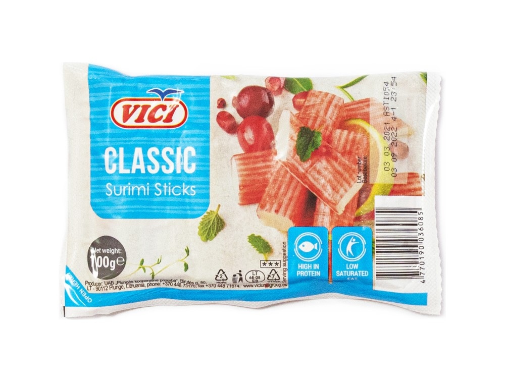 Vici Surimi štapići 100 g - Akcija u trgovini Tommy