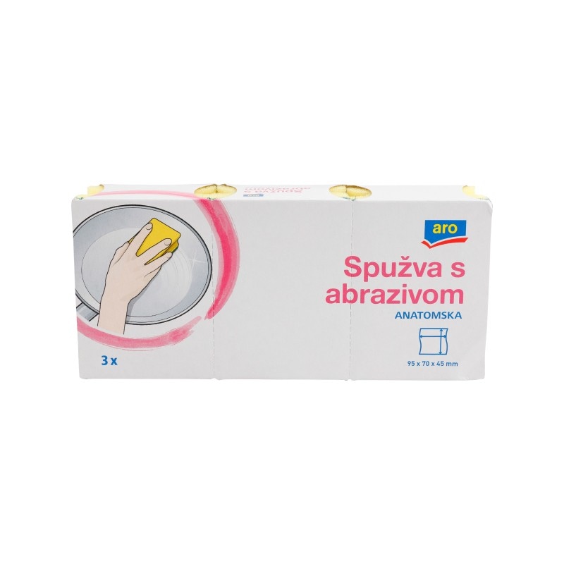 Aro Spužva za posuđe 3/1 - Akcija u trgovini Metro