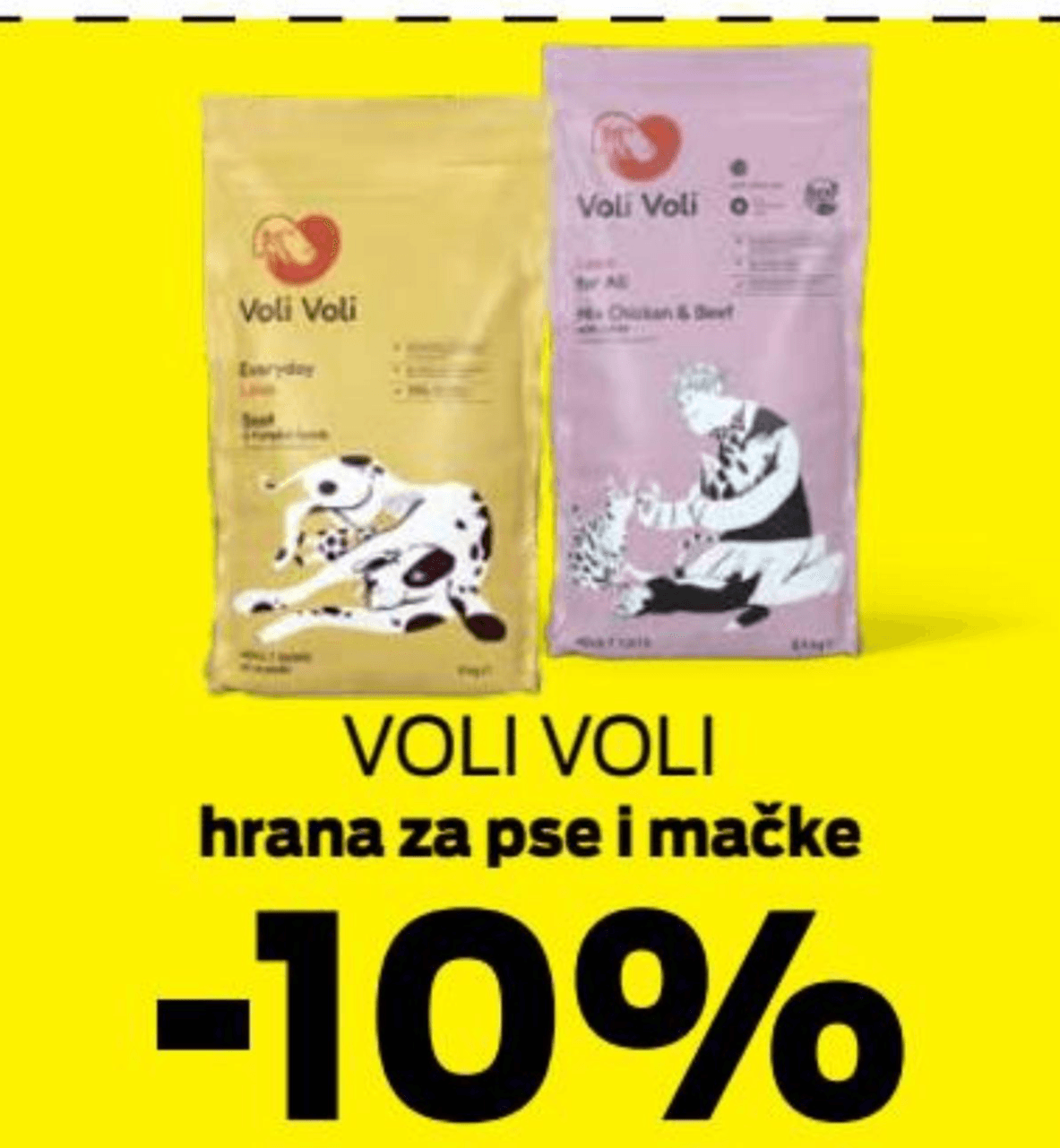 Voli Voli hrana za mačke Akcija u trgovini Gavranović