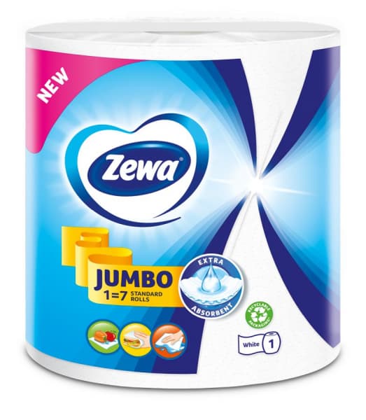 Zewa kuhinjski ručnici Jumbo 325 listića Akcija u trgovini Plodine