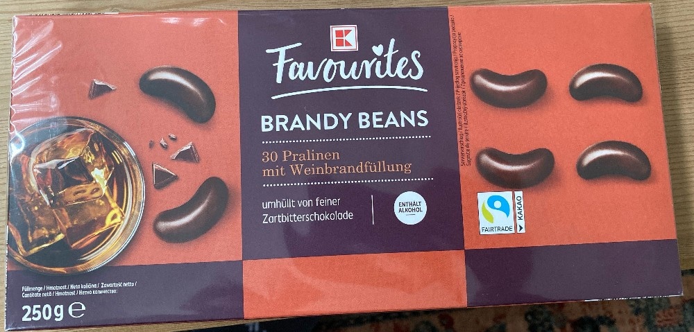 Favorites praline Brandy Beans 250 g Akcija u trgovini Kaufland