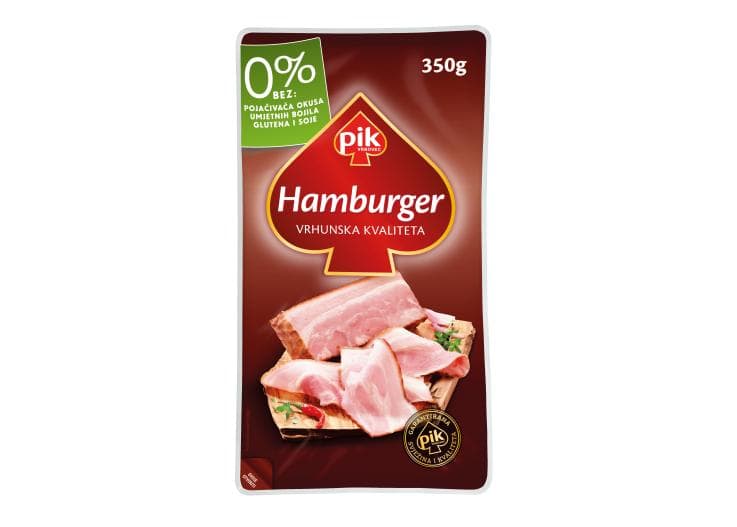 Pik Vrbovec Hamburger 350 g Akcija u trgovini Studenac