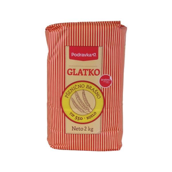 Brašno Podravka glatko 2 kg Akcija u trgovini KTC