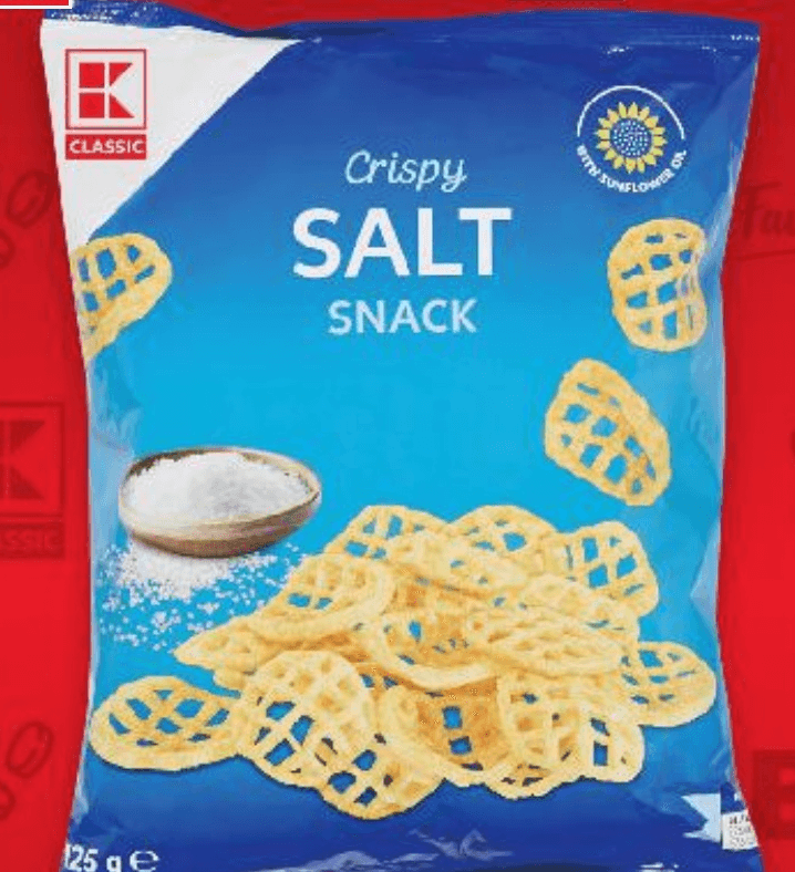 Crispy Salt Snack 125 g K Classic - Akcija u trgovini Kaufland