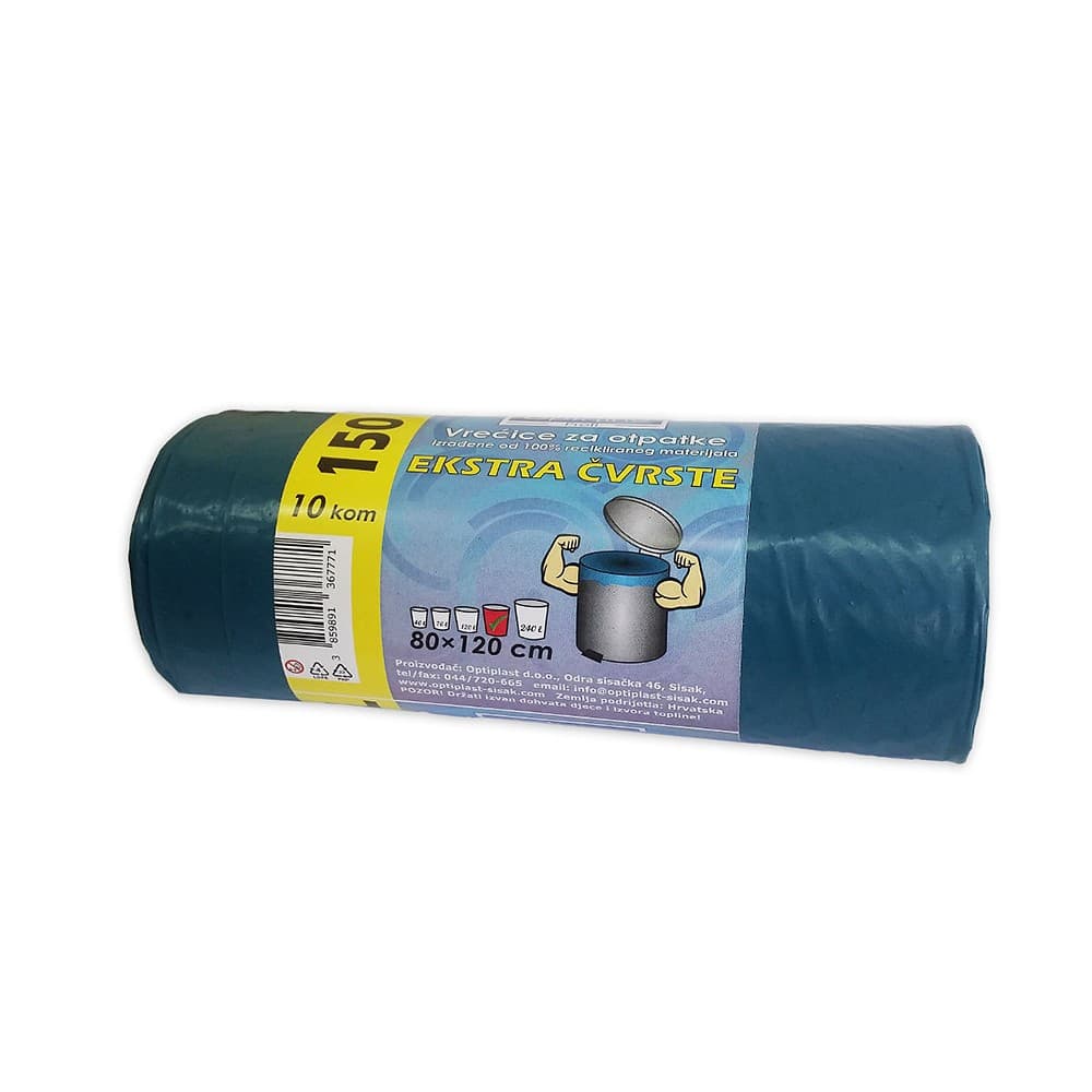 Optiline vreće za smeće 150 l (80x120) 10/1 Akcija u trgovini Pivac