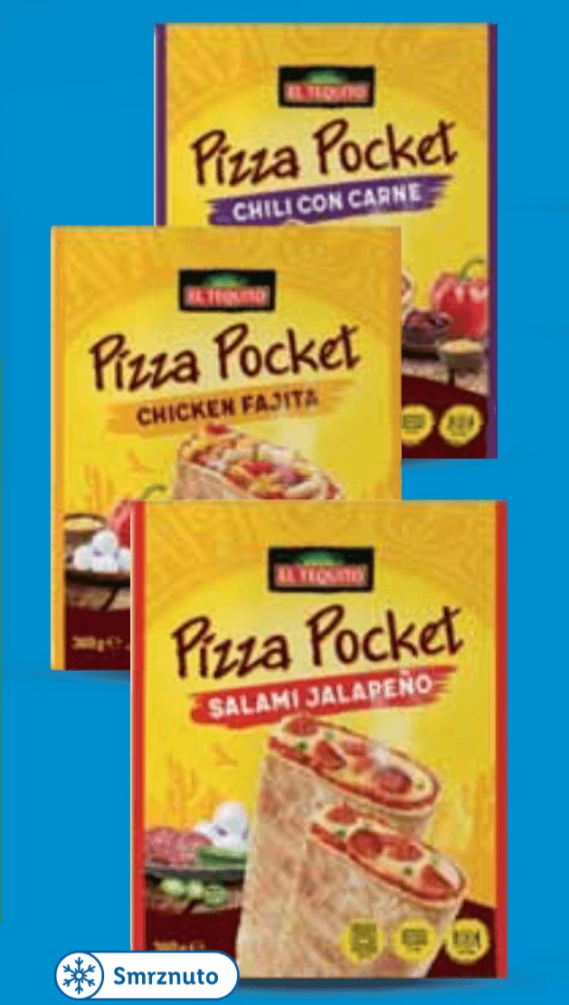 El Tequito pizza štruca 3 x 120 g Akcija u trgovini Lidl