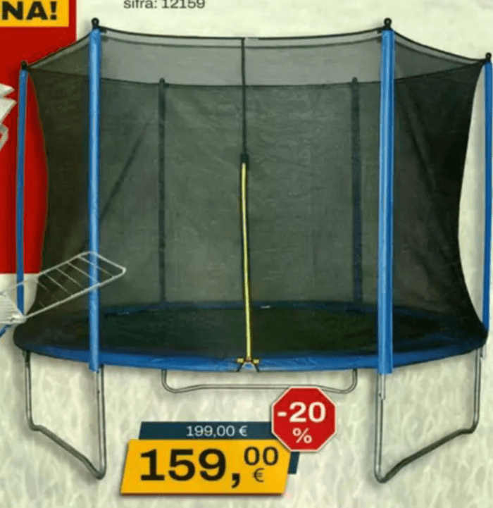 Trampolin-mreža - Akcija u trgovini Vinkoprom