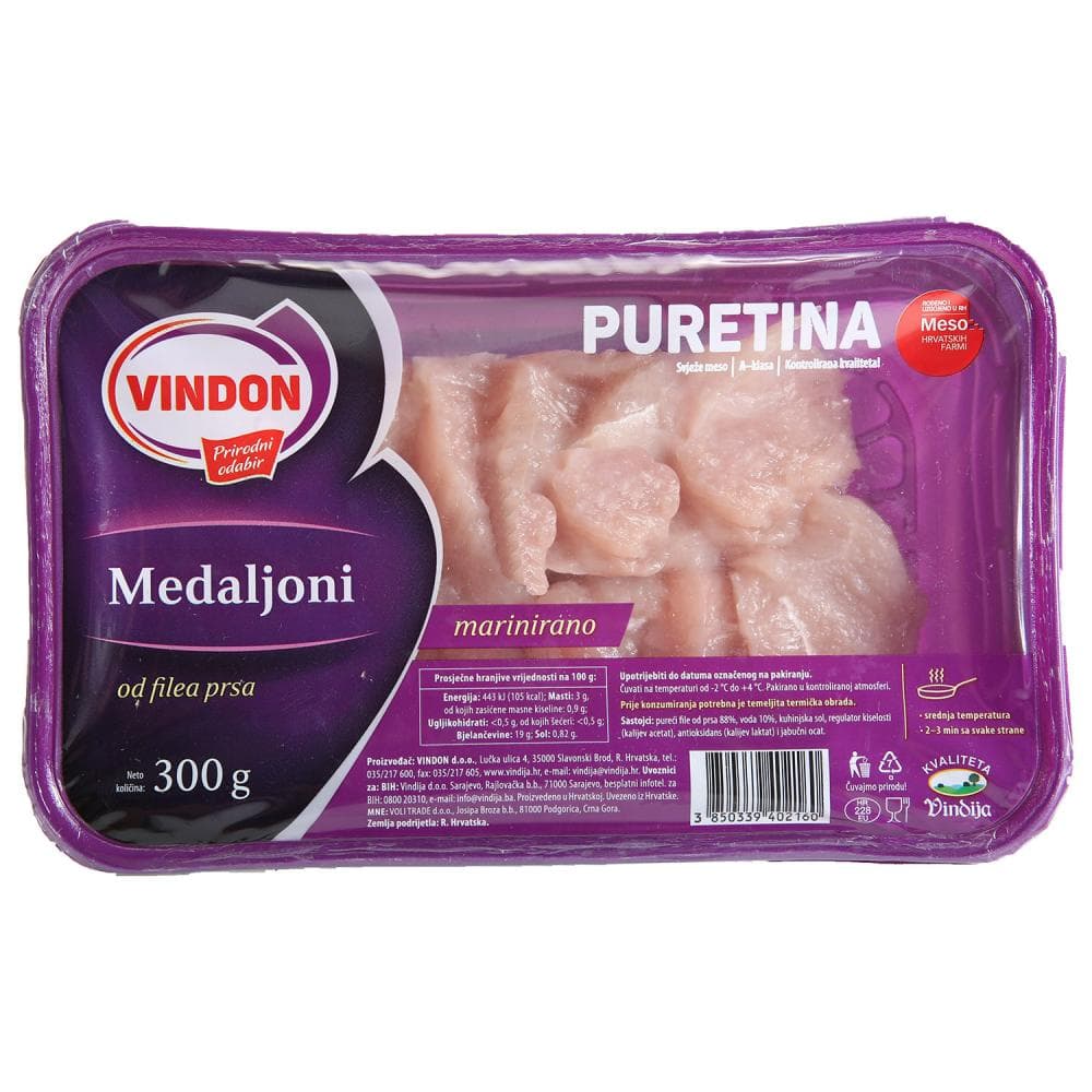 Vindon Pureći medaljoni 300g Akcija u trgovini Konzum