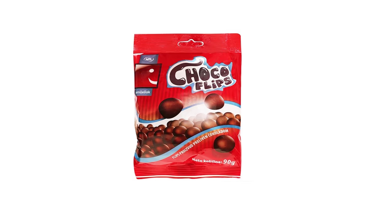 Smiješak Choco flips 90 g - Akcija u trgovini Gavranović
