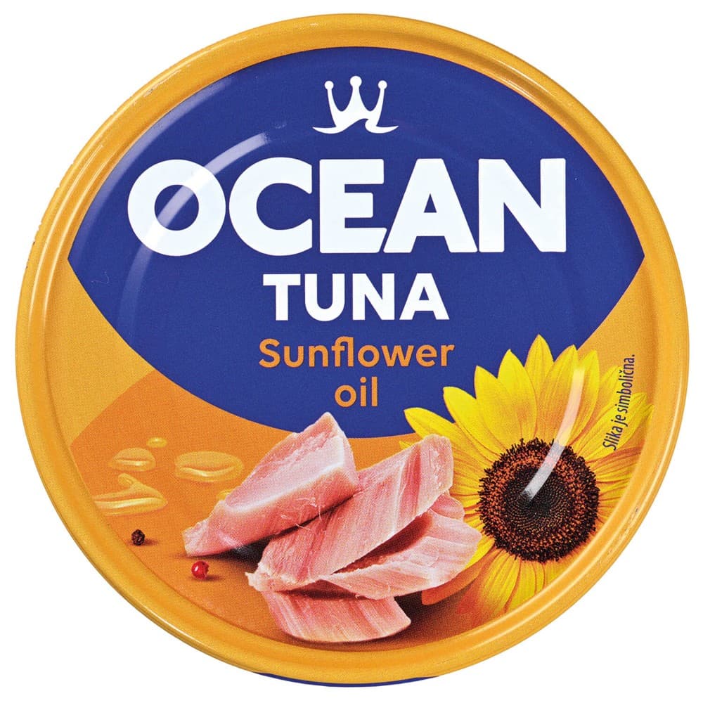 Ocean Tuna komadi u suncokretovom ulju 185 g/130 g Akcija u trgovini Konzum