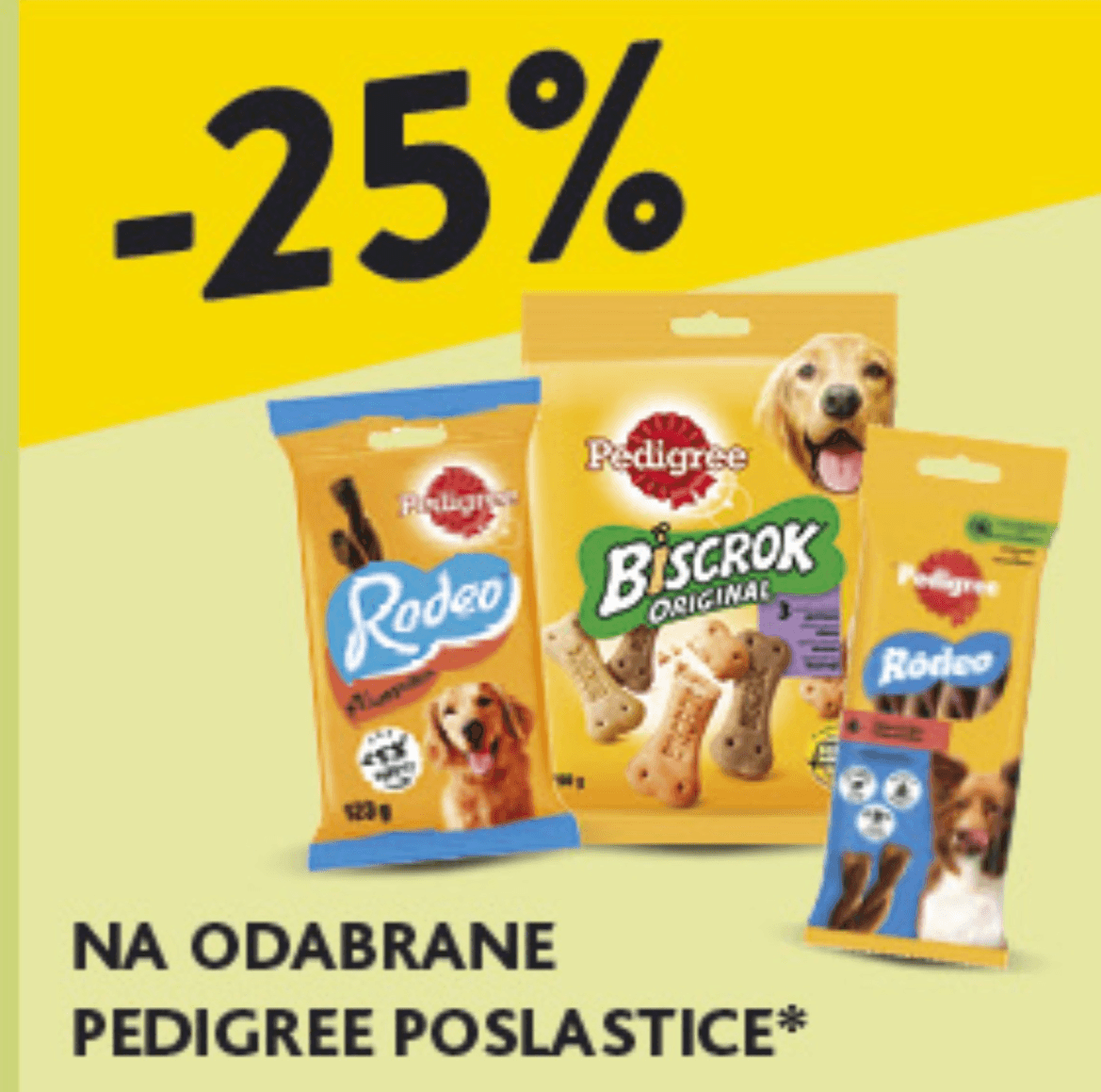 Odabrane Pedigree poslastice - Akcija u trgovini Konzum