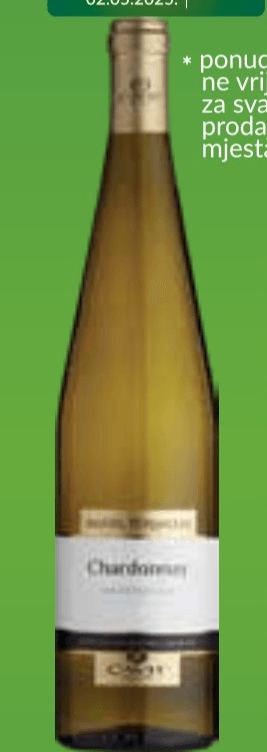 Cavit Chardonnay 0,75 l - Akcija u trgovini Bakmaz