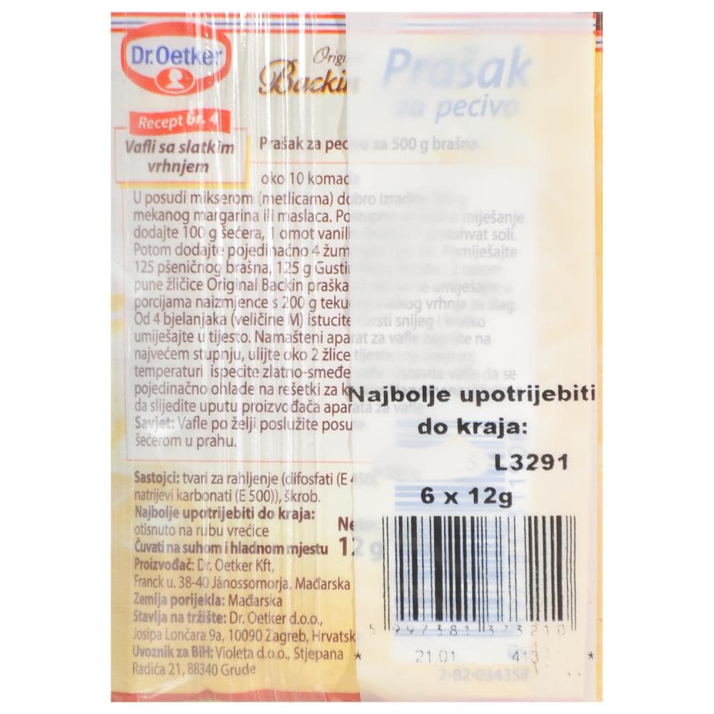 Prašak za pecivo Dr. Oetker 6+2 96 g Akcija u trgovini KTC