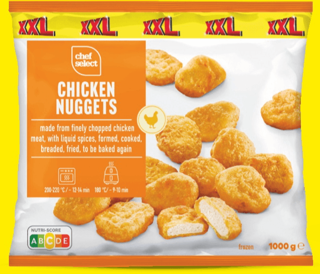 Chef Select chicken nuggets 1 kg Akcija u trgovini Lidl