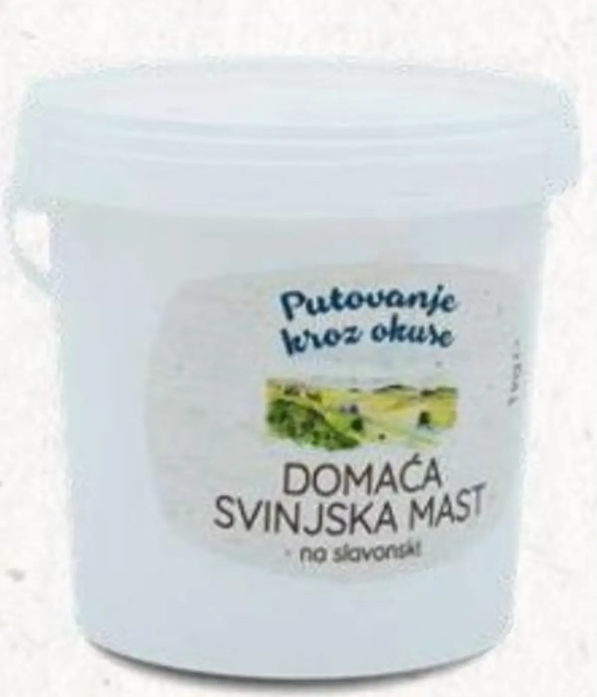 Putovanje kroz okuse domaća svinjska mast na slavonski 1 kg Akcija u trgovini Eurospin