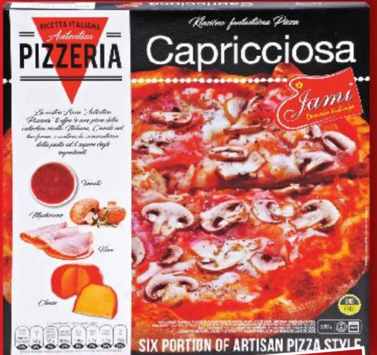 Jami Pizza Capricciosa 300 ili 330 g Akcija u trgovini Kaufland
