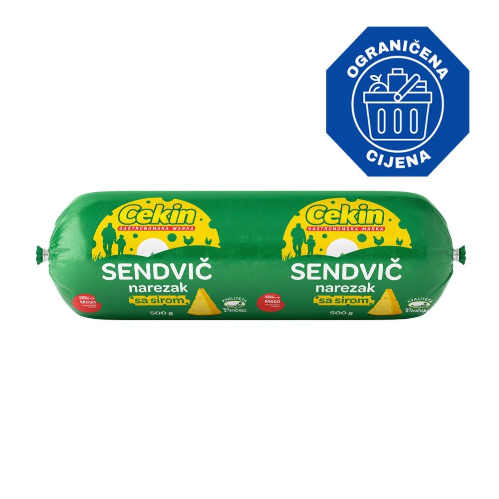 Sendvič narezak Cekin 500 g - Akcija u trgovini Boso