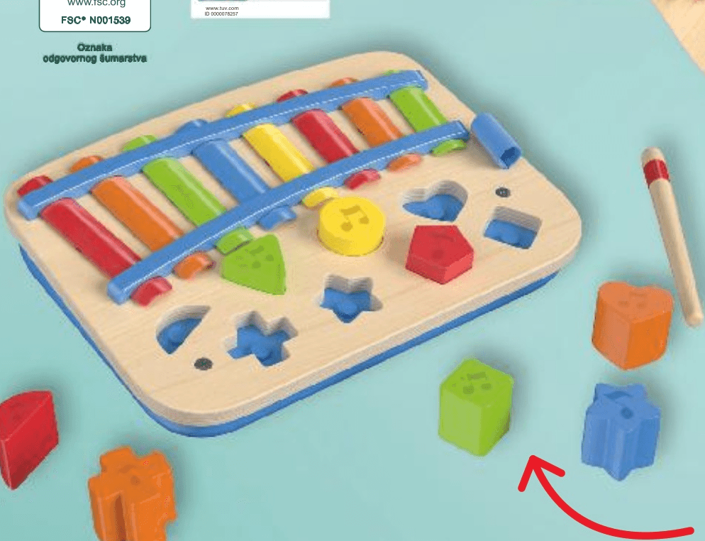 Dječji ksilofon Kid Land - Akcija u trgovini Kaufland
