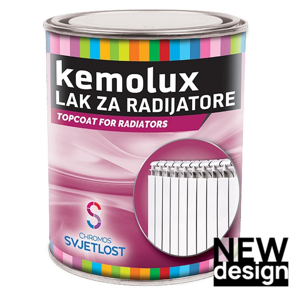 Sintetski lak KEMOLUX RADIJATOR 0,2 l Akcija u trgovini Pevex