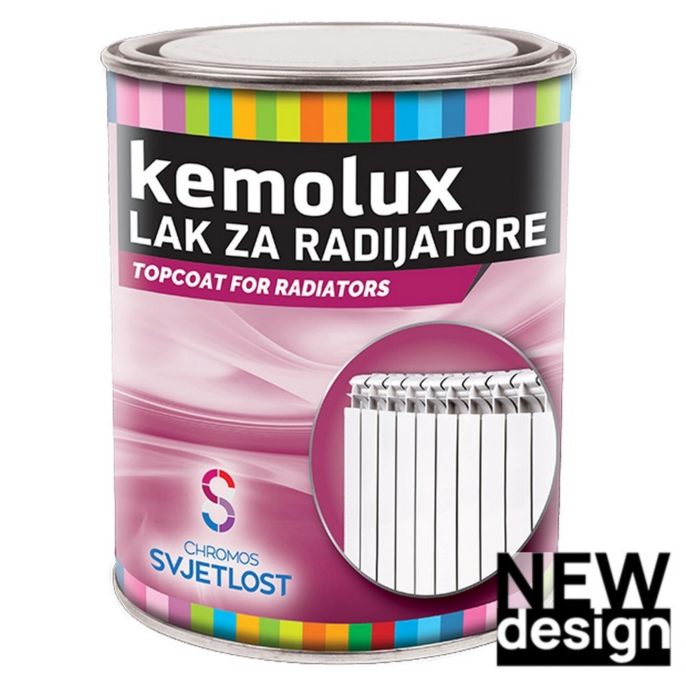 Sintetski lak KEMOLUX RADIJATOR 0,2 l Akcija u trgovini Pevex