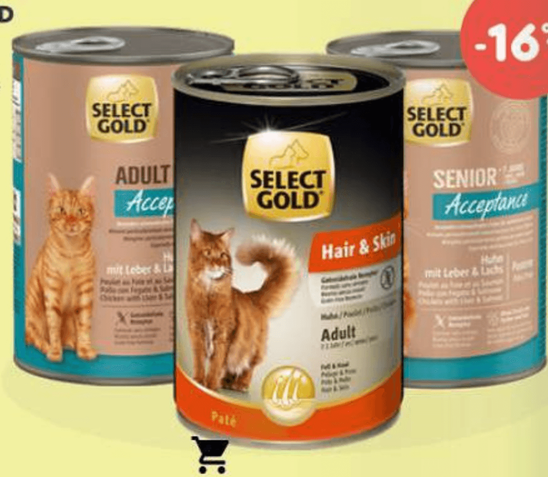 Select Gold odabrani okusi 400 g - Akcija u trgovini Zoo City