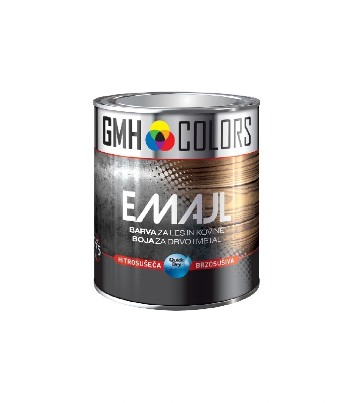 GMH Colors brzosušeća emajl boja za drvo i metal 0.75 l - Akcija u trgovini Merkury