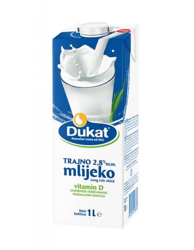 Dukat Trajno mlijeko 1 l Akcija u trgovini Plodine