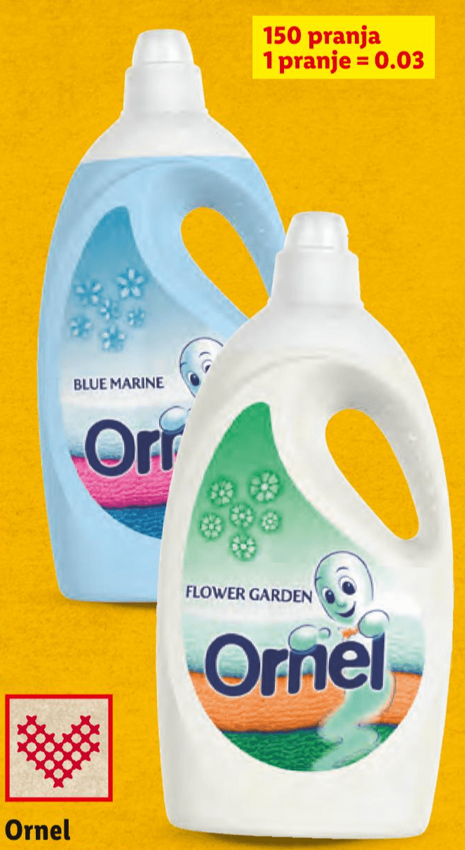 Ornel omekšivač za rublje 3.75 l Akcija u trgovini Lidl