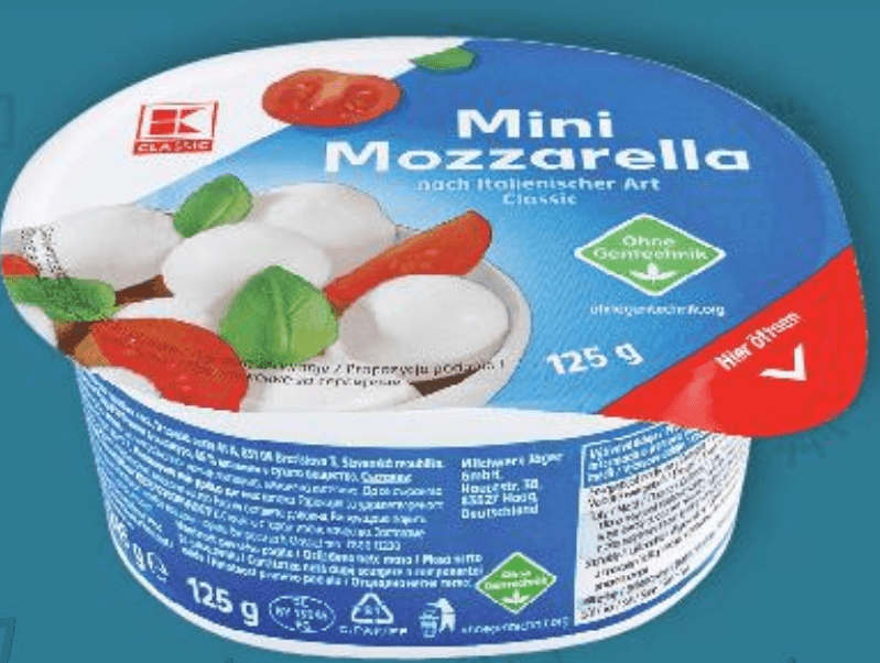 K Classic Mozzarella mini 125 g Akcija u trgovini Kaufland